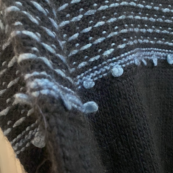 Elsamanda Long Sleeve Crew Neck Sweaters for Women size Large Blue Alpaca Wool - Picture 4 of 8